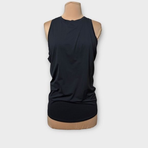 Lululemon All Tied Up Tank Top 8 Black Vitasea Open Back Tie Back - Picture 5 of 6